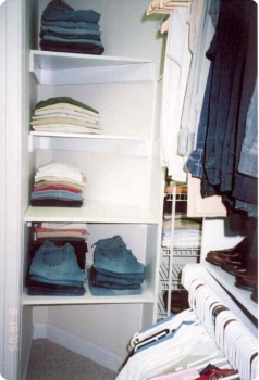 How We Organized This Odd Shaped Closet | Order in the House